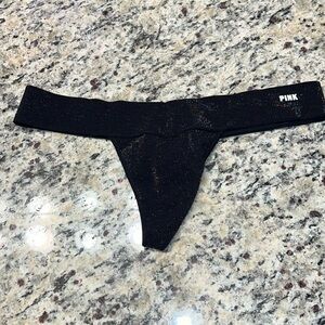 Pink Vs Seamless Shimmer Thong